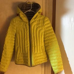 KASMANFN - Women’s Light Neon Down Jacket - Size 9